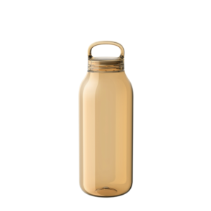 Kinto Water Bottle 500ml amber na bielom pozadi