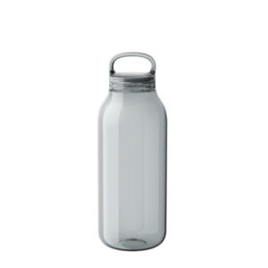 Kinto Water Bottle 500ml seda na bielom podklade